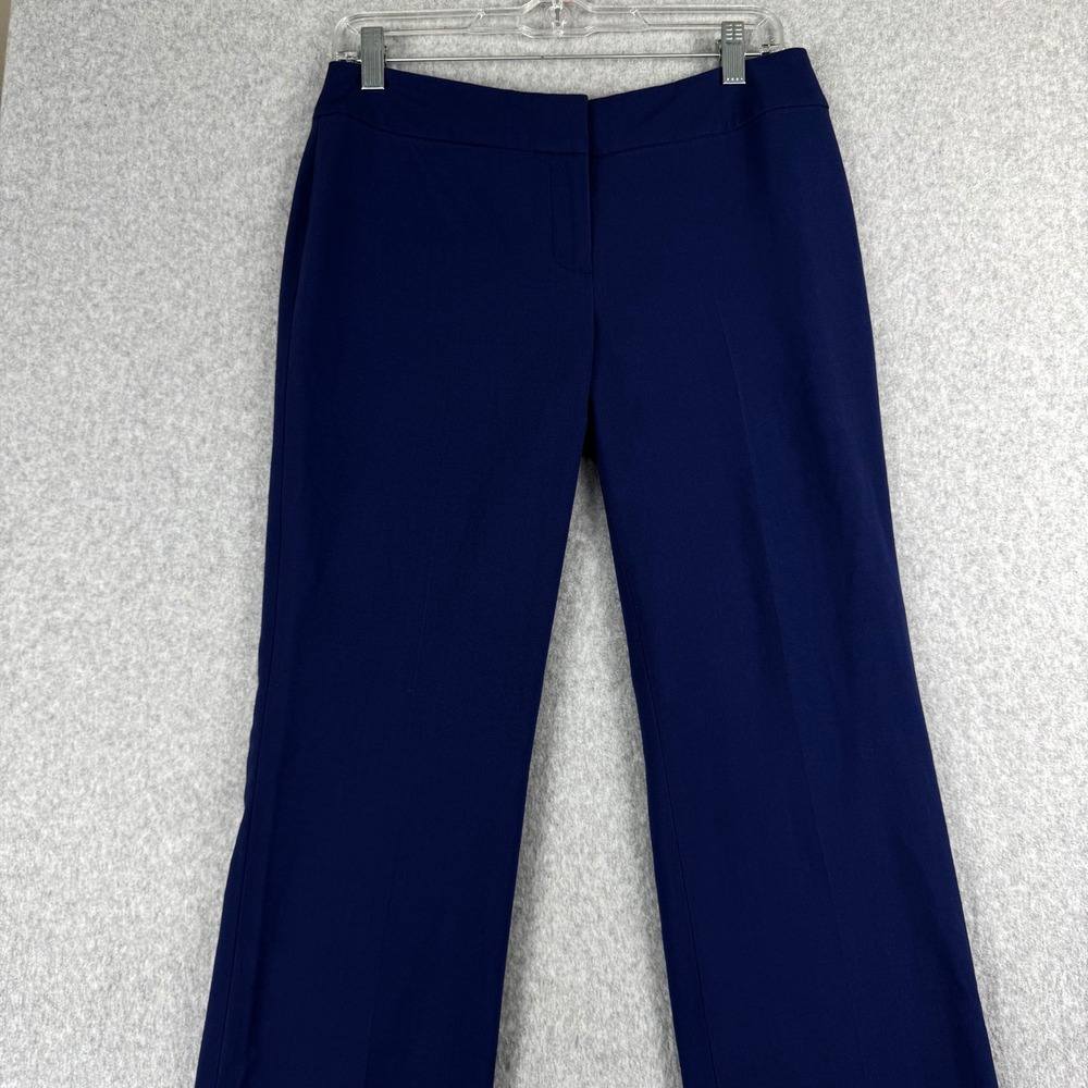 Michael Kors The Trouser Womens 6 Navy Straight Leg Dress Pants Corpcore